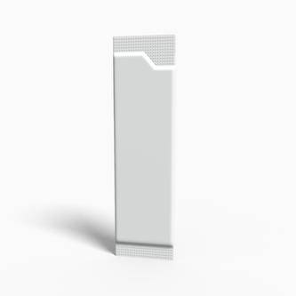 Flexible Packaging 3-side Sealed Mylar Bag Dieline 601320